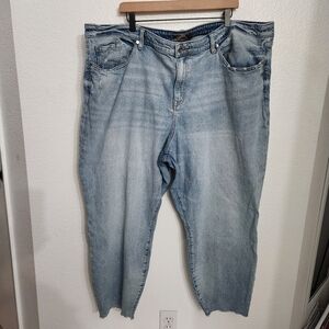 Torrid high rise straight jeans size 28 tall vintage stretch